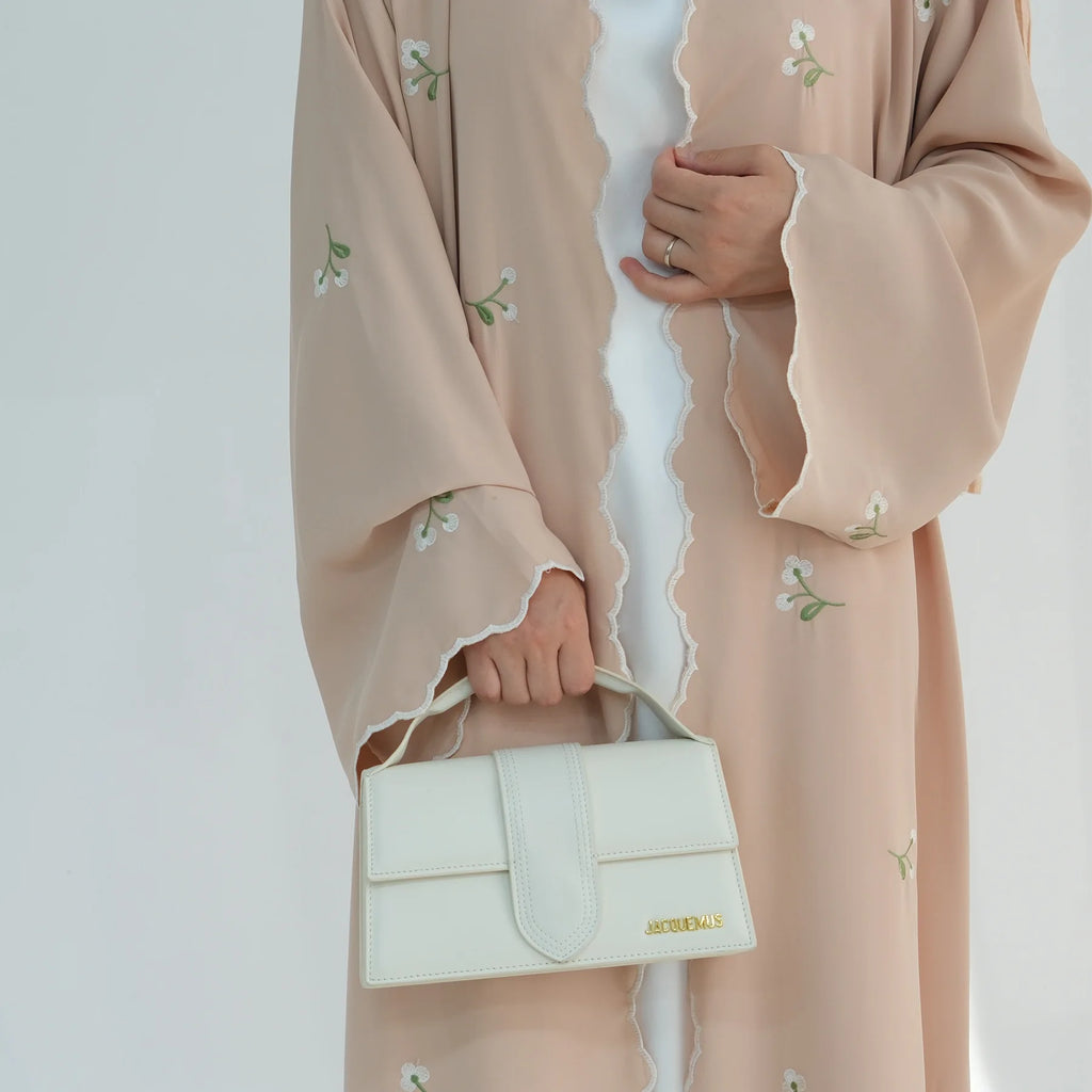 Embroidery Cardigan Abaya