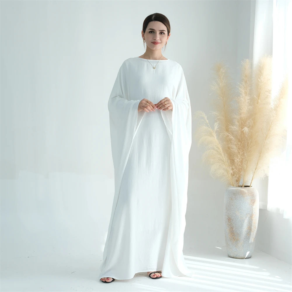 Cotton Linen Khimar Abaya