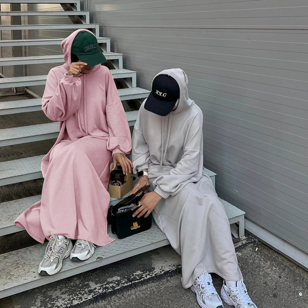 Hooded Maxi Abaya