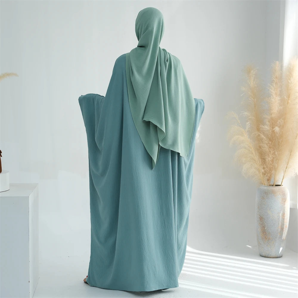 Cotton Linen Khimar Abaya