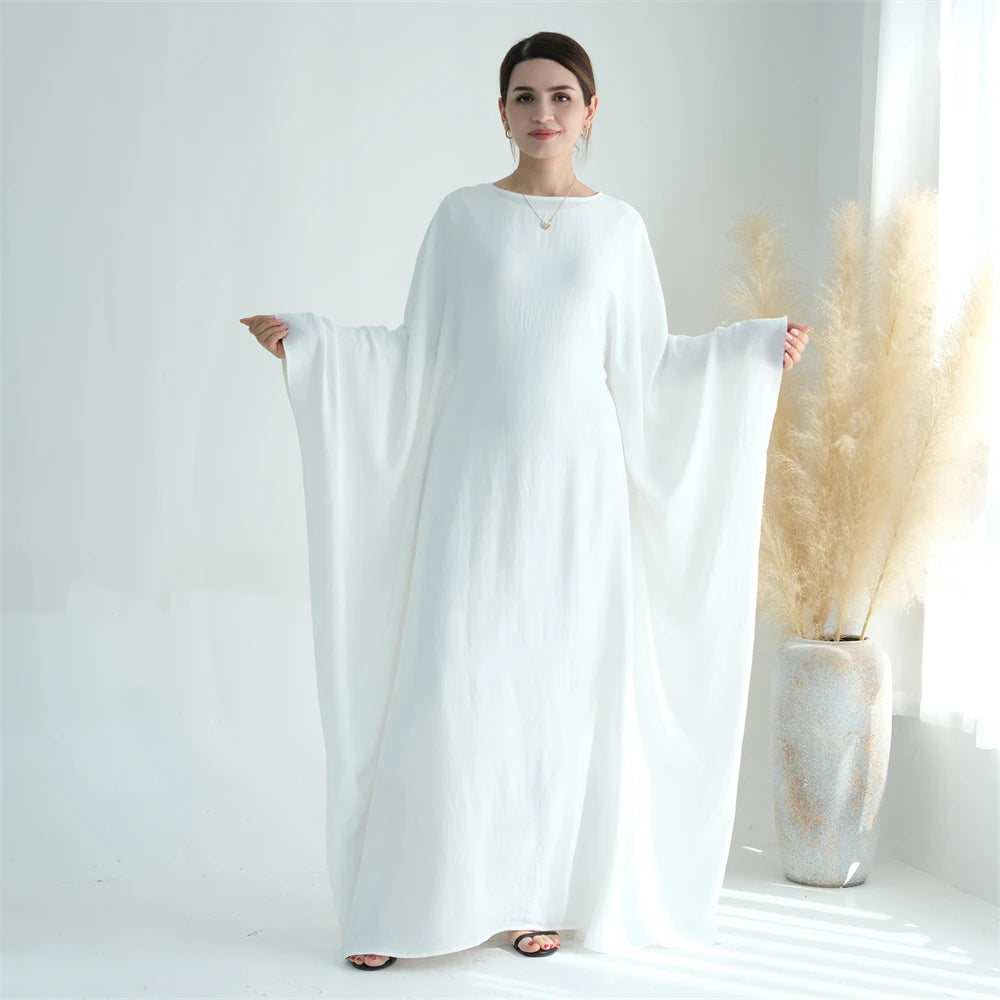 Cotton Linen Khimar Abaya