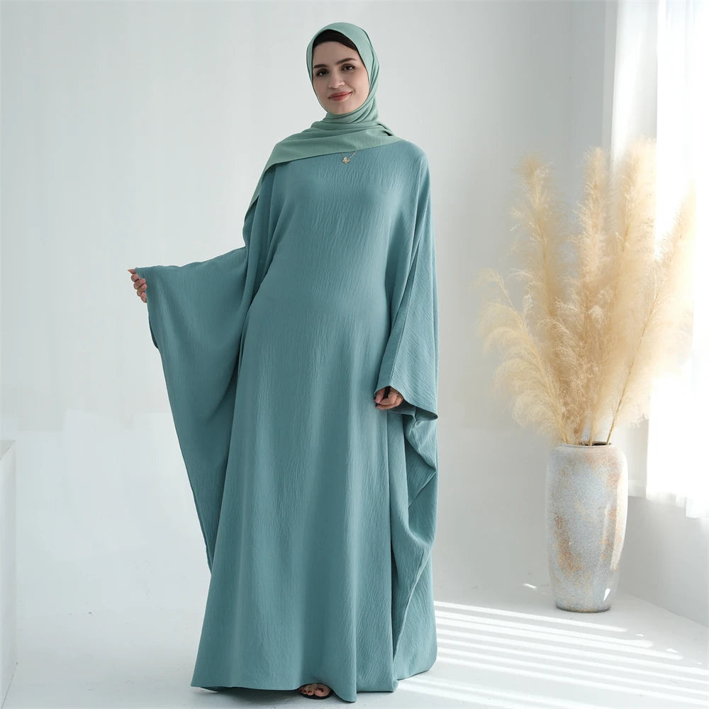 Cotton Linen Khimar Abaya