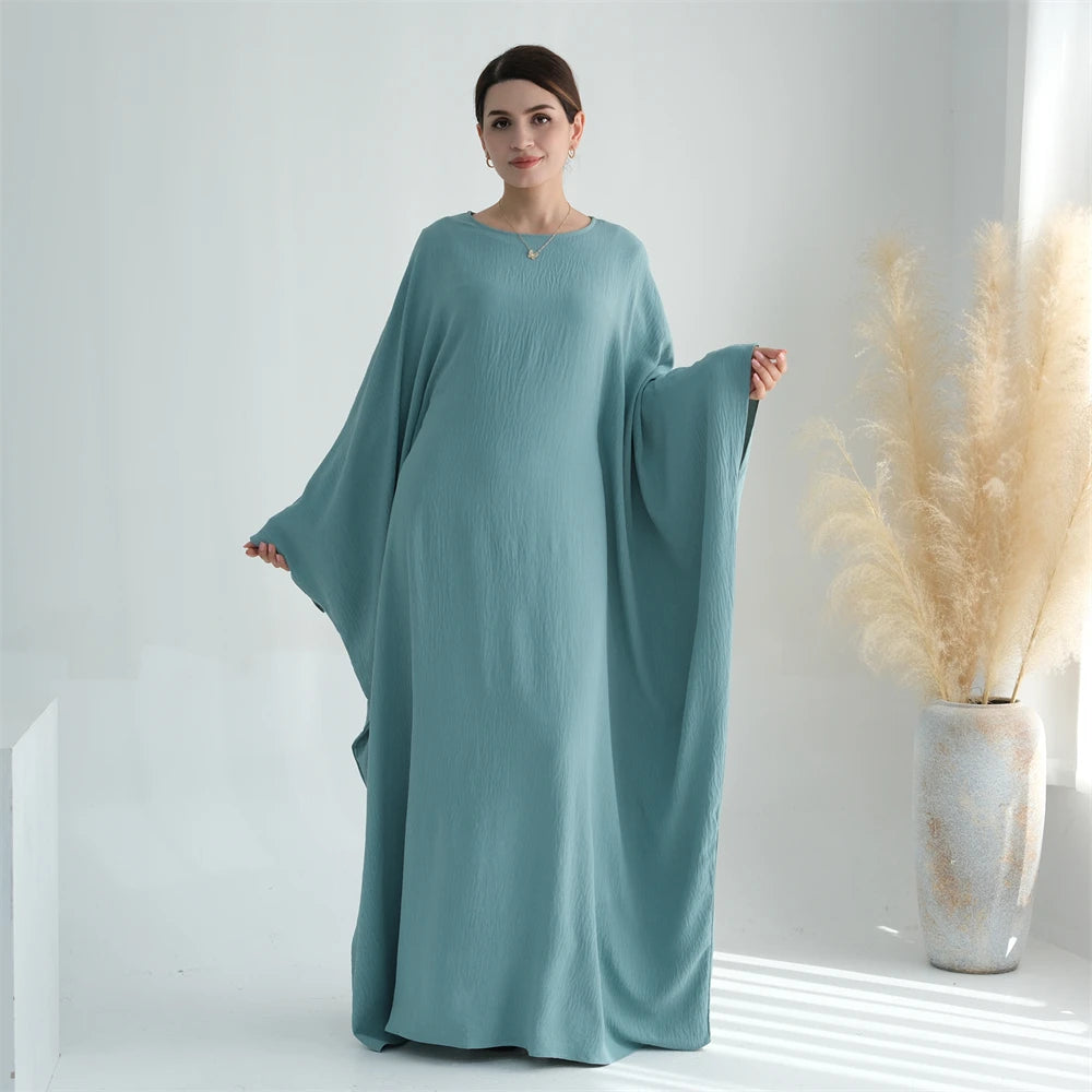 Cotton Linen Khimar Abaya