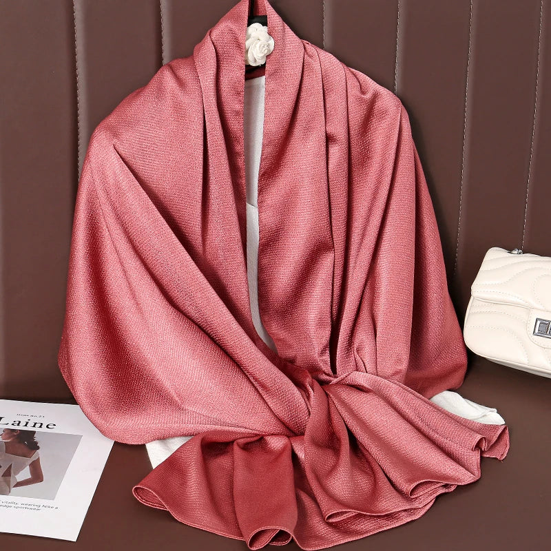 Solid Color Long Silky soft scarves