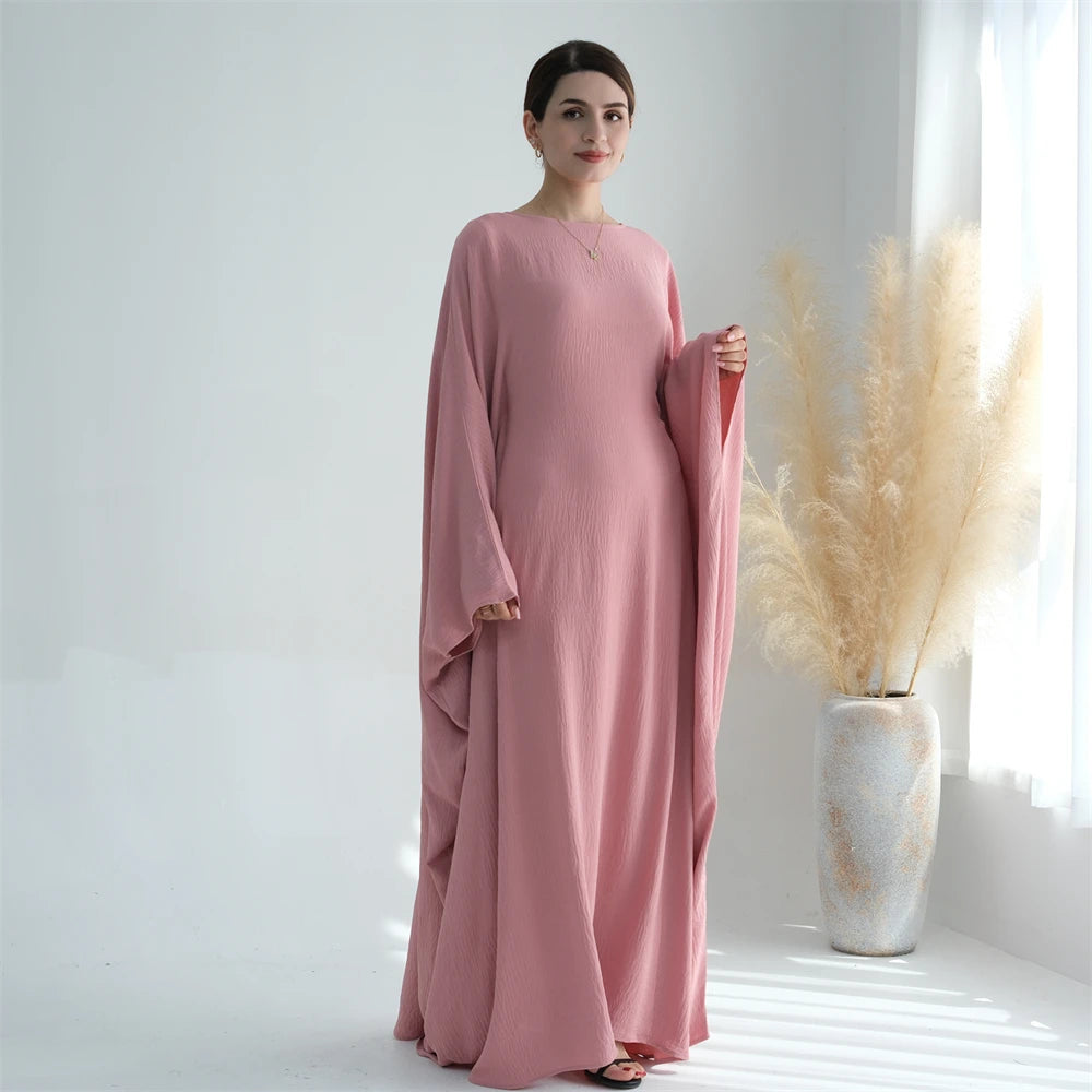 Cotton Linen Khimar Abaya