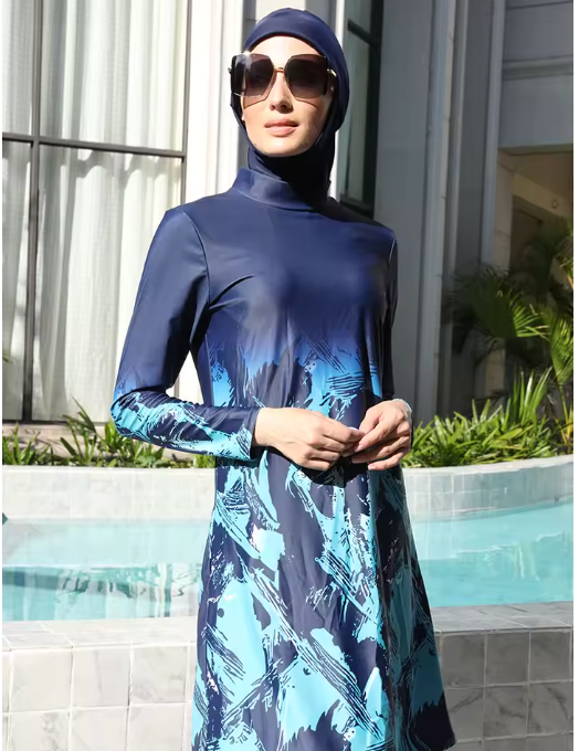 3-4PCS Burkini Swimsuit UPF50+