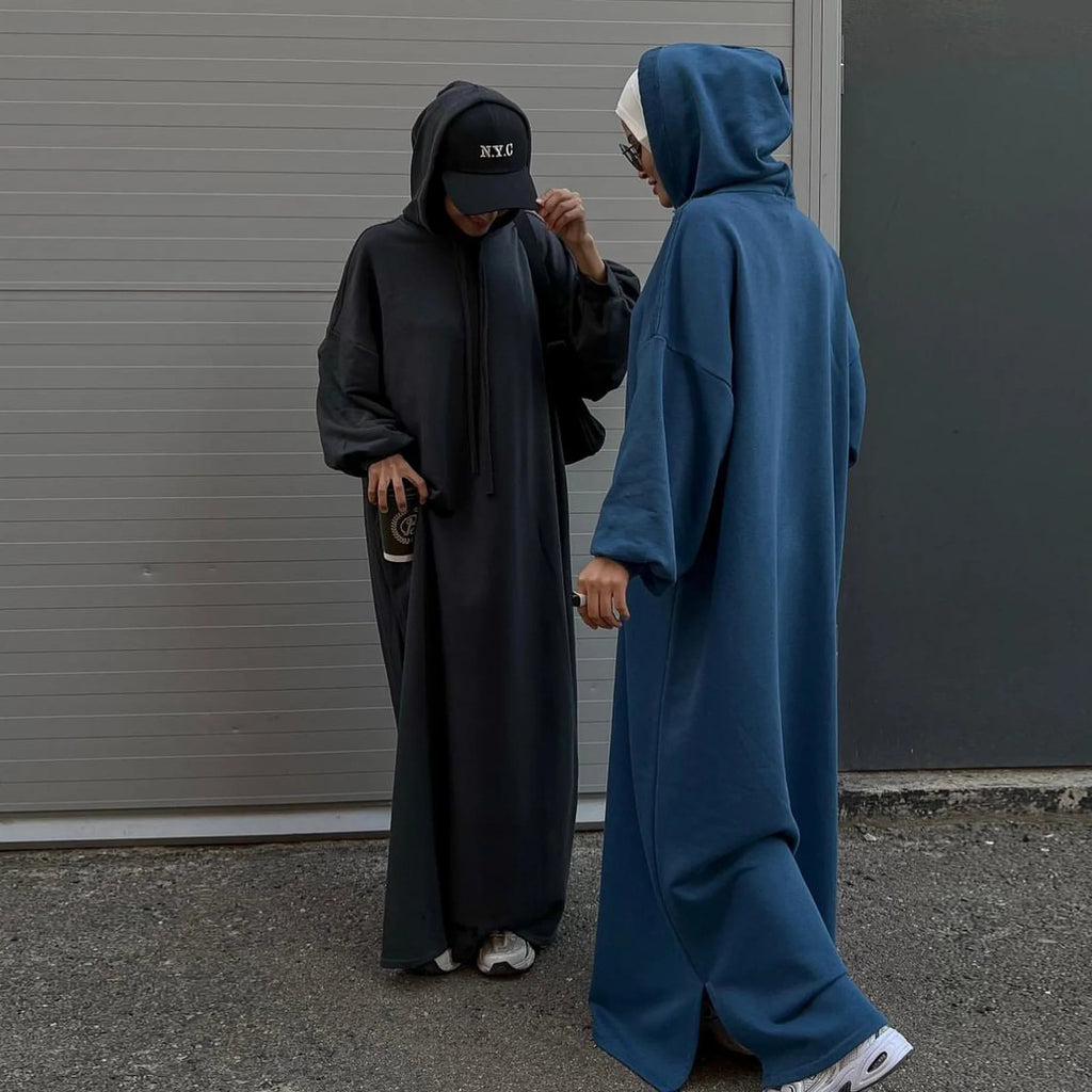 Hooded Maxi Abaya