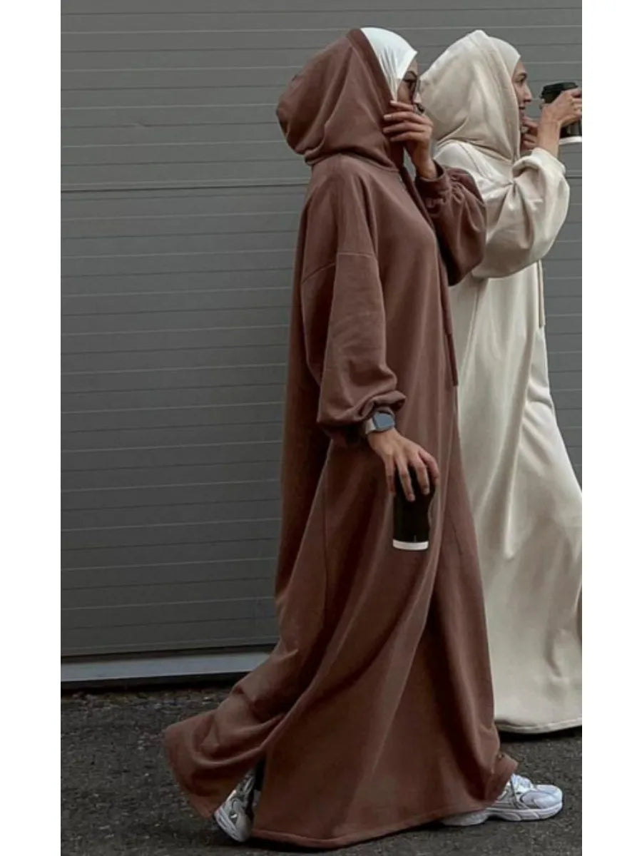 Hooded Maxi Abaya