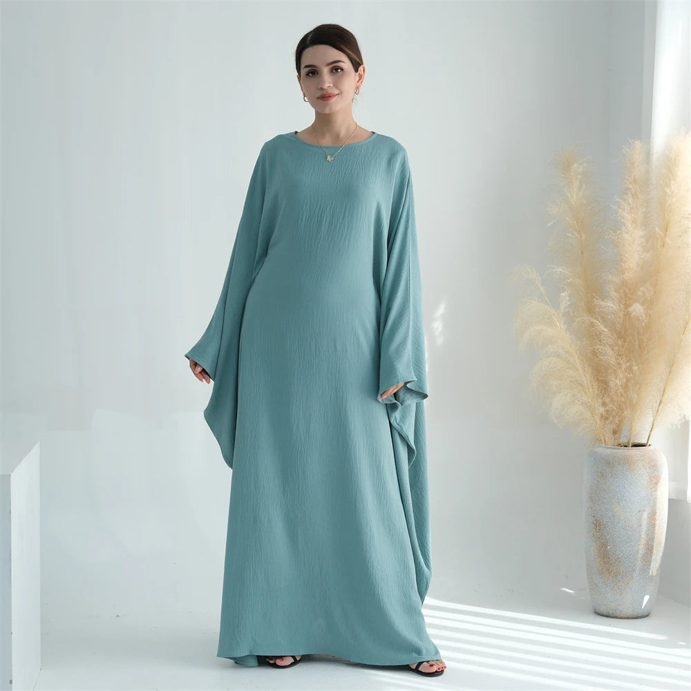 Cotton Linen Khimar Abaya