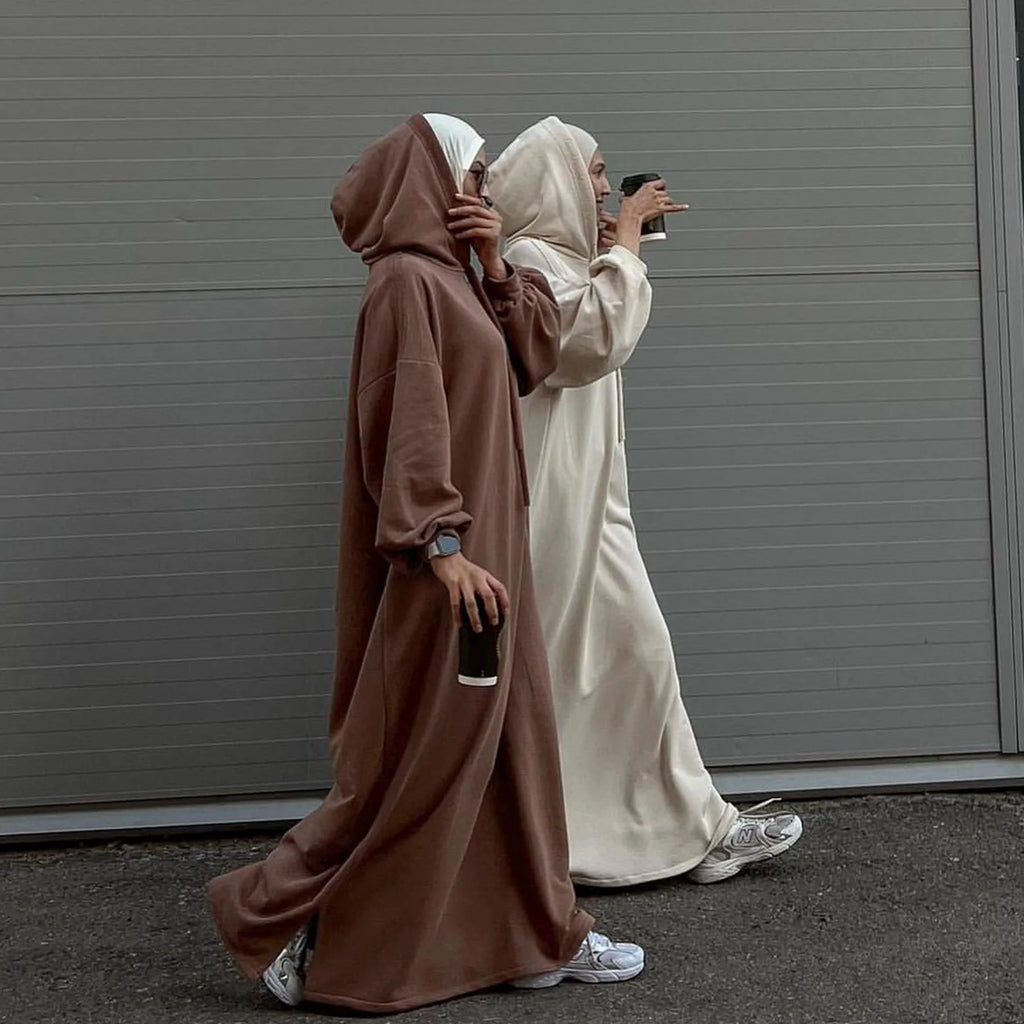 Hooded Maxi Abaya