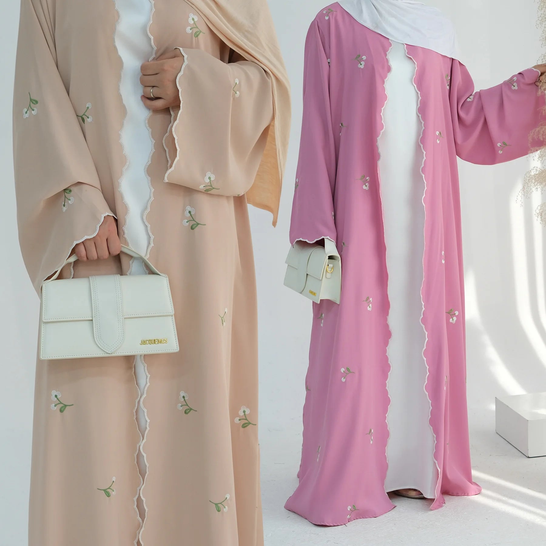 Embroidery Cardigan Abaya