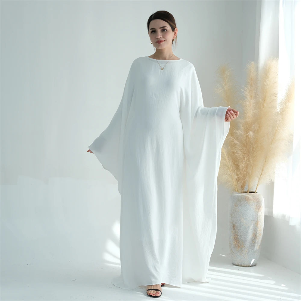 Cotton Linen Khimar Abaya