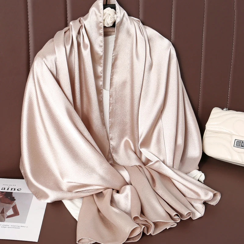 Solid Color Long Silky soft scarves