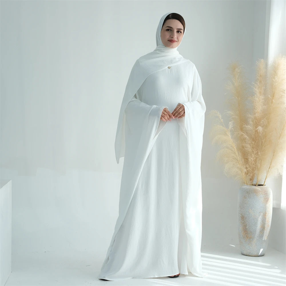Cotton Linen Khimar Abaya