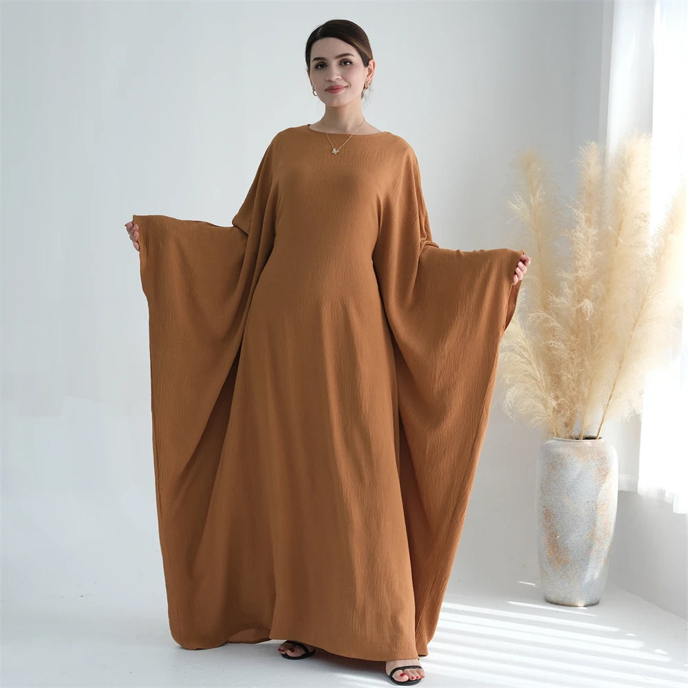 Cotton Linen Khimar Abaya