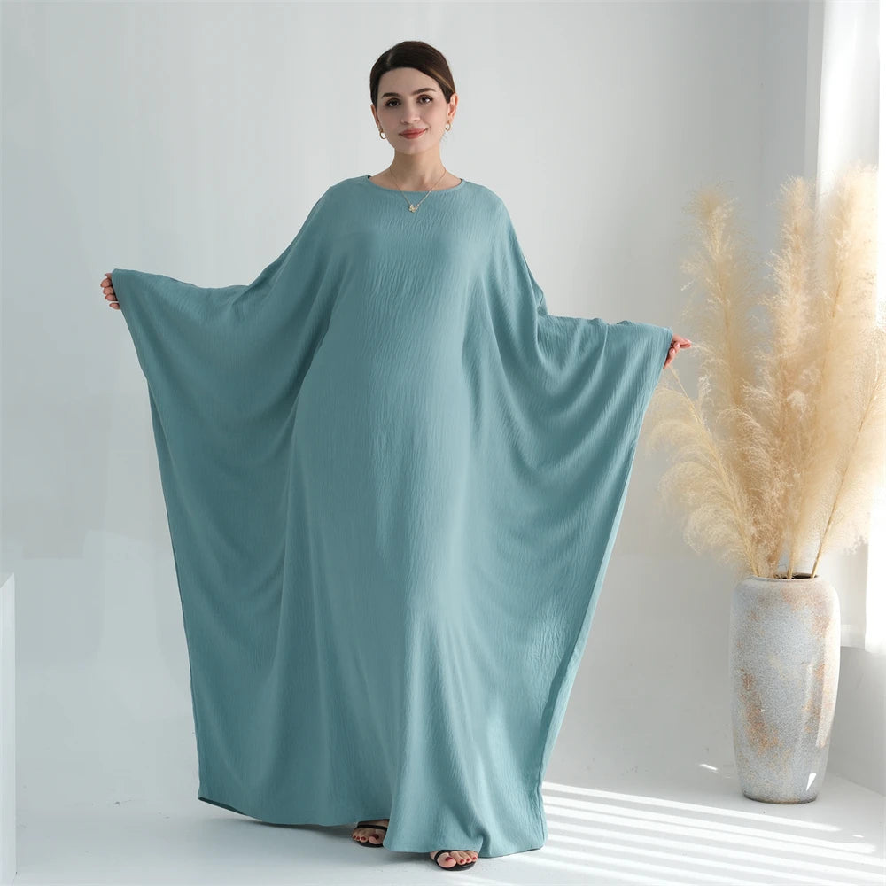 Cotton Linen Khimar Abaya