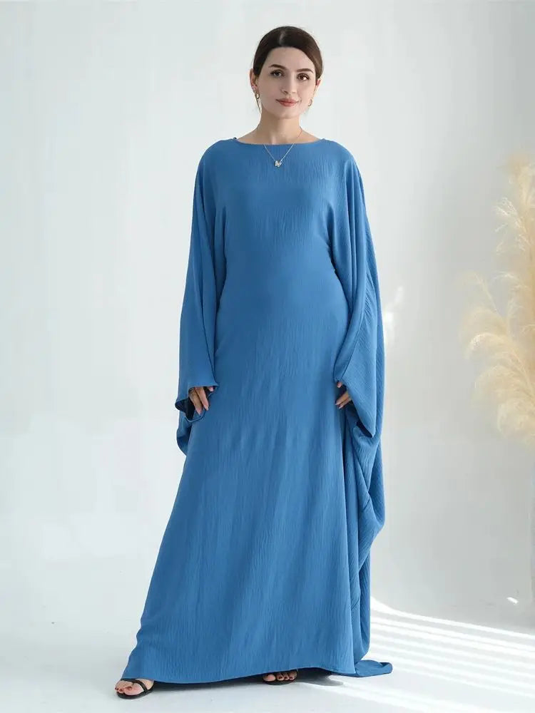 Cotton Linen Khimar Abaya