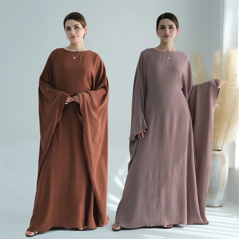 Cotton Linen Khimar Abaya