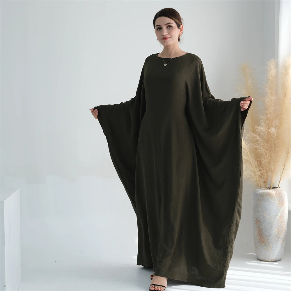 Cotton Linen Khimar Abaya