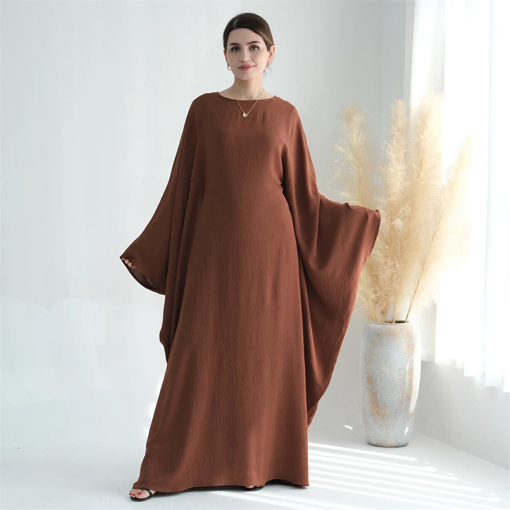 Cotton Linen Khimar Abaya