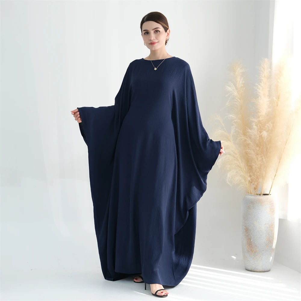 Cotton Linen Khimar Abaya